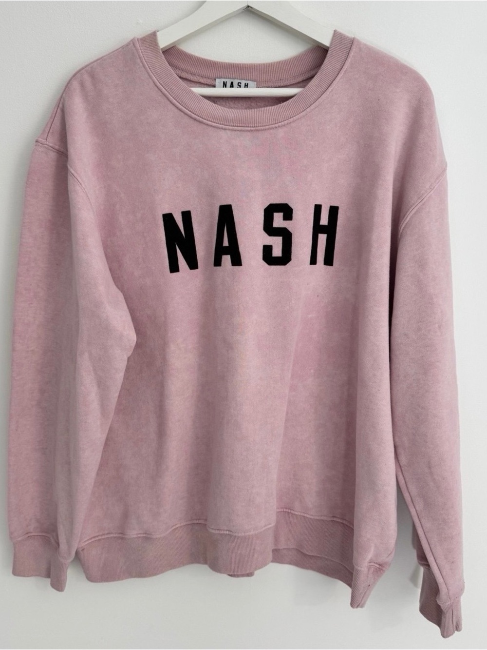 Ash Pink 'NASH' Crewneck Sweatshirt